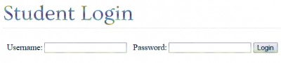 student login